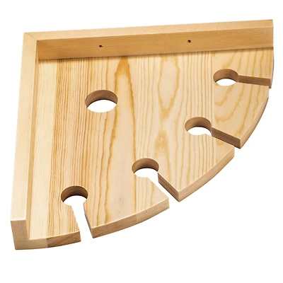 Wood Wall Mounted Wine Rack Holder