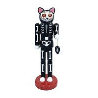 Santa's Workshop 14" Day of the Dead Cat Nutcracker