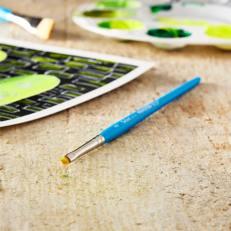 Princeton™ Select™ Artiste Series 3750 Short Handle Chisel Blender Brush