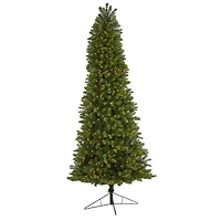 9ft. Pre-Lit Virginia Spruce Artificial Christmas Tree, Warm White LED Lights