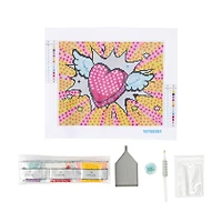 Pop Heart Square Diamond Art Kit by Make Market®