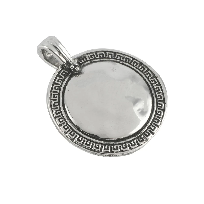 Hammered Metal Circle Pendant by Bead Landing™