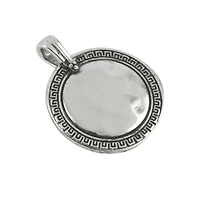 Hammered Metal Circle Pendant by Bead Landing™
