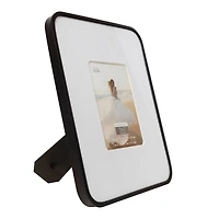 Expressions™ 5" x 7" Black Rounded Frame with Mat by Studio Décor®
