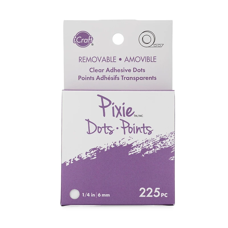 iCraft® Pixie™ Clear Adhesive Dots, 225ct.