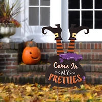 32" Glitzhome® Halloween Witch Yard Stake