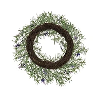 19" Spring Lavender and Rosemary Wreath