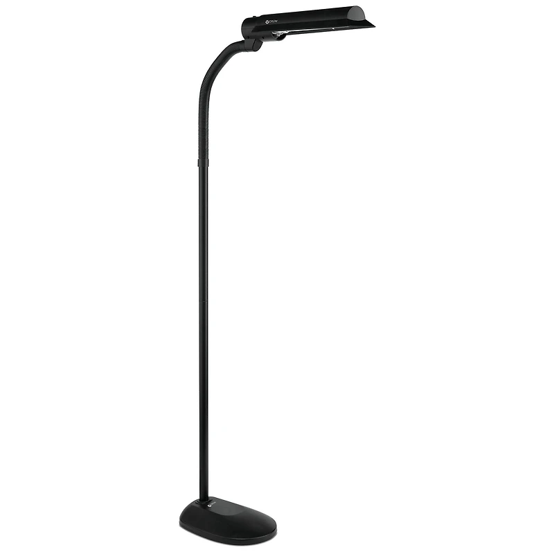 OttLite 62" Black 18W Wingshade Floor Lamp
