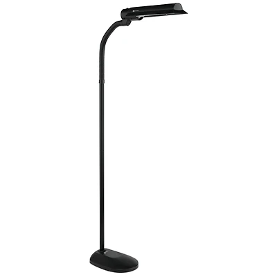 OttLite 62" Black 18W Wingshade Floor Lamp