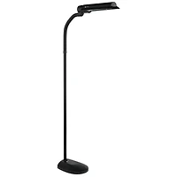OttLite 62" Black 18W Wingshade Floor Lamp