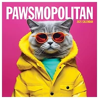 TF Publishing 2025 Pawsmopolitan Wall Calendar