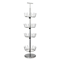 Household Essentials 4-Tier Revolving Shoe Tree