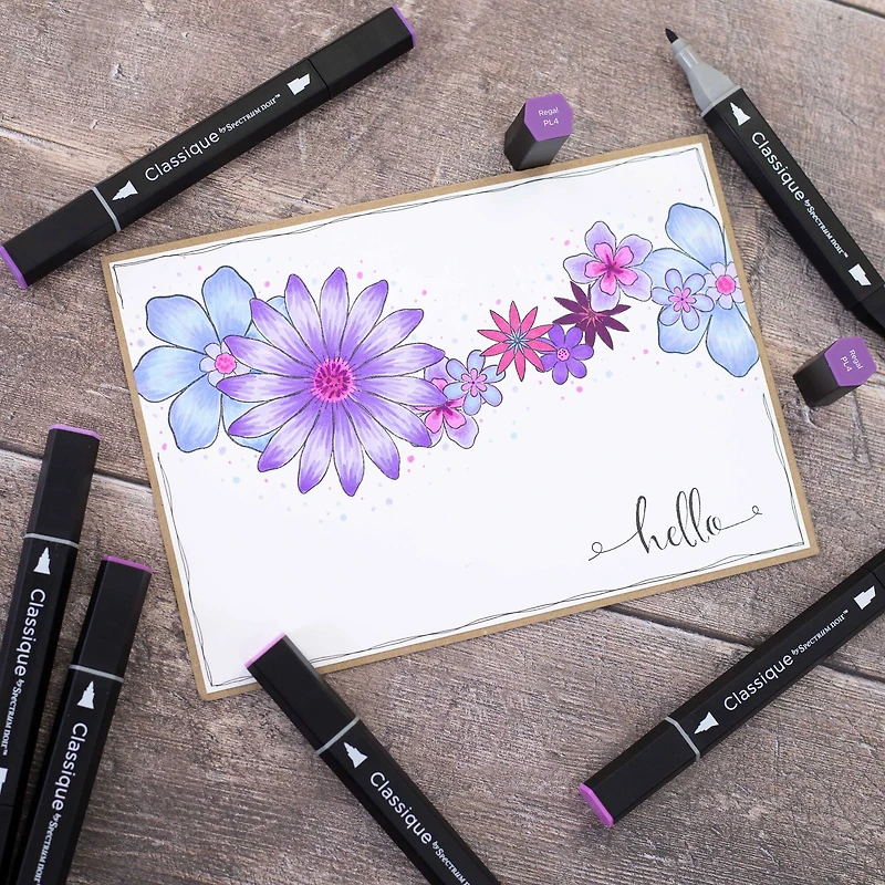 Spectrum Noir™ Classique Purples Dual Tip Marker Set