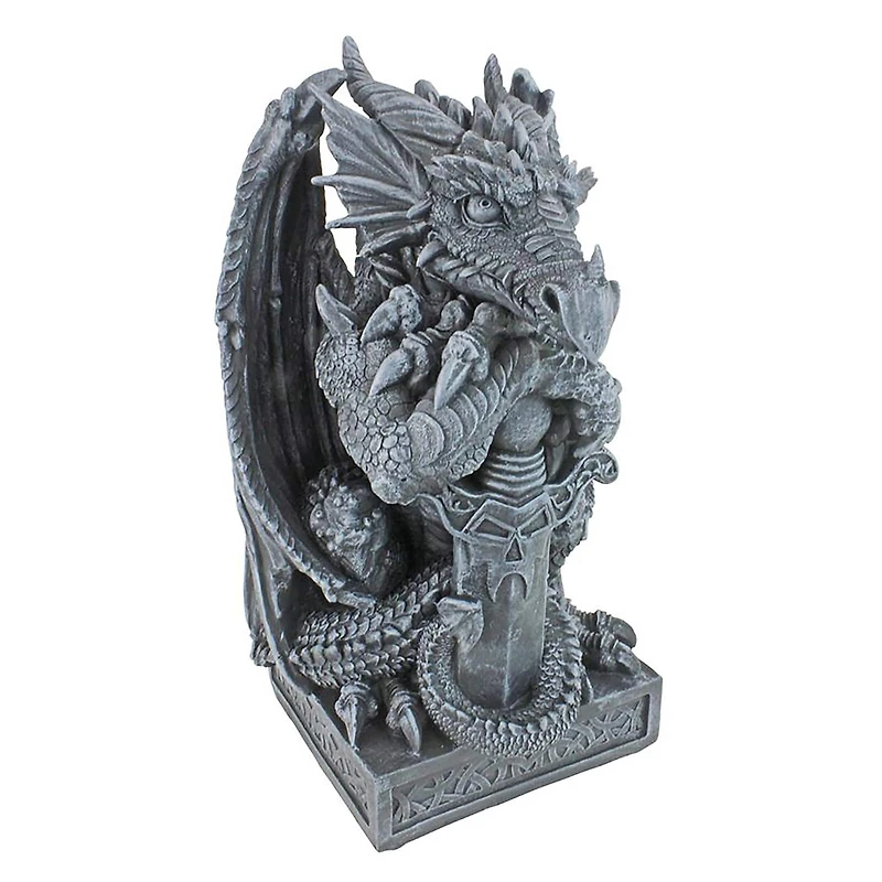 Design Toscano Sword, the Arthurian Dragon Statue