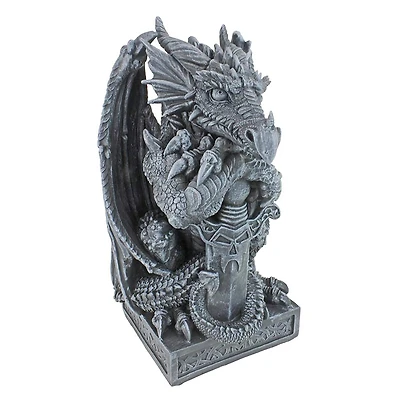 Design Toscano Sword, the Arthurian Dragon Statue