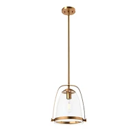 Hello Honey® 5.7ft. Metal & Glass Ceiling Light