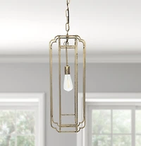Hello Honey® 25" Hanging Pendant Lamp With Gold Finish
