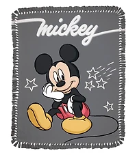 Disney® 48" Mickey Mouse No Sew Fleece Throw Kit
