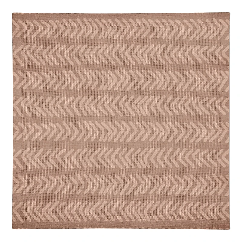 Tan Arrows 10" x 10" Cotton Twill Napkin