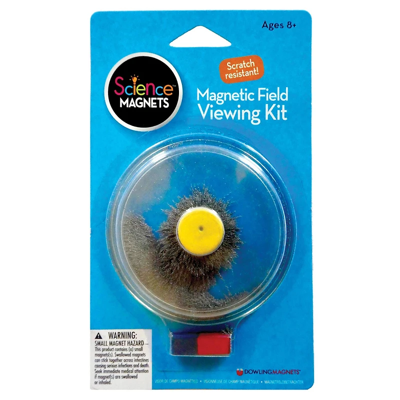 Dowling Magnets® Magnetic Field Viewing Kits with Steel Filings, 3ct.