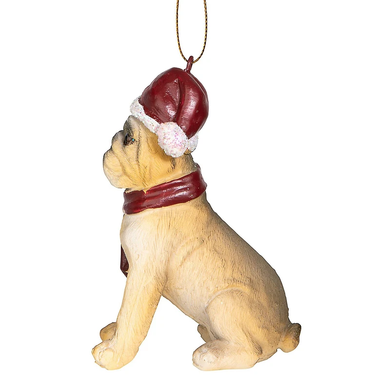 Design Toscano 3.5" Bulldog Ornament Sculpture