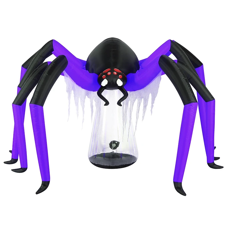 9ft. Inflatable Halloween Light Up Spider