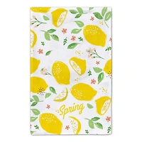 Spring Lemon Pattern Tea Towel - Set of 2