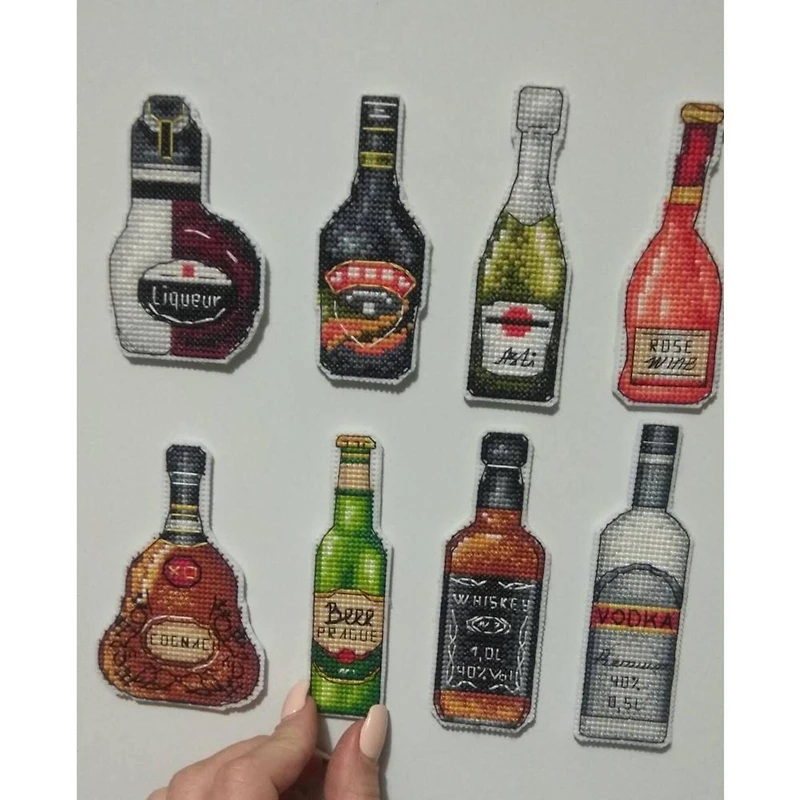 MP Studia Bottles Cross Stitch Kit