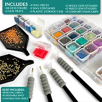 ArtSkills® Brilliant Art Mythical Wolf Stretched Canvas Diamond Painting Kit