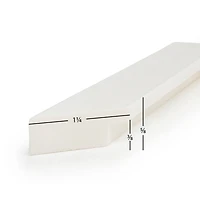 Frame USA Simply Poly White Single Image Picture Frame