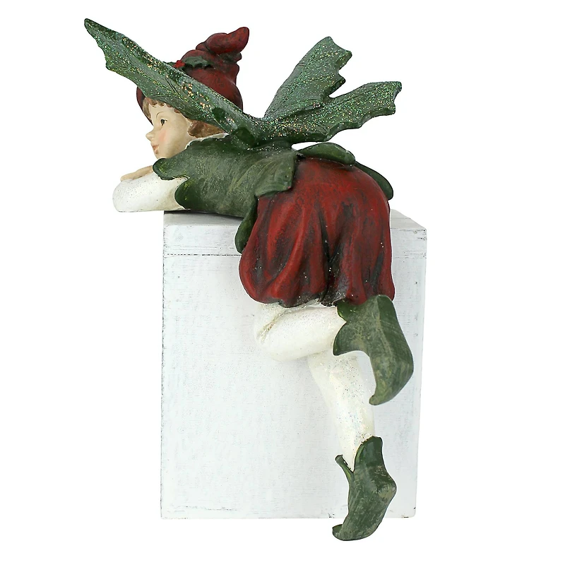 Design Toscano 9" Santa's Christmas Elves Shelf Sitter Elijah Statue
