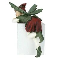 Design Toscano 9" Santa's Christmas Elves Shelf Sitter Elijah Statue