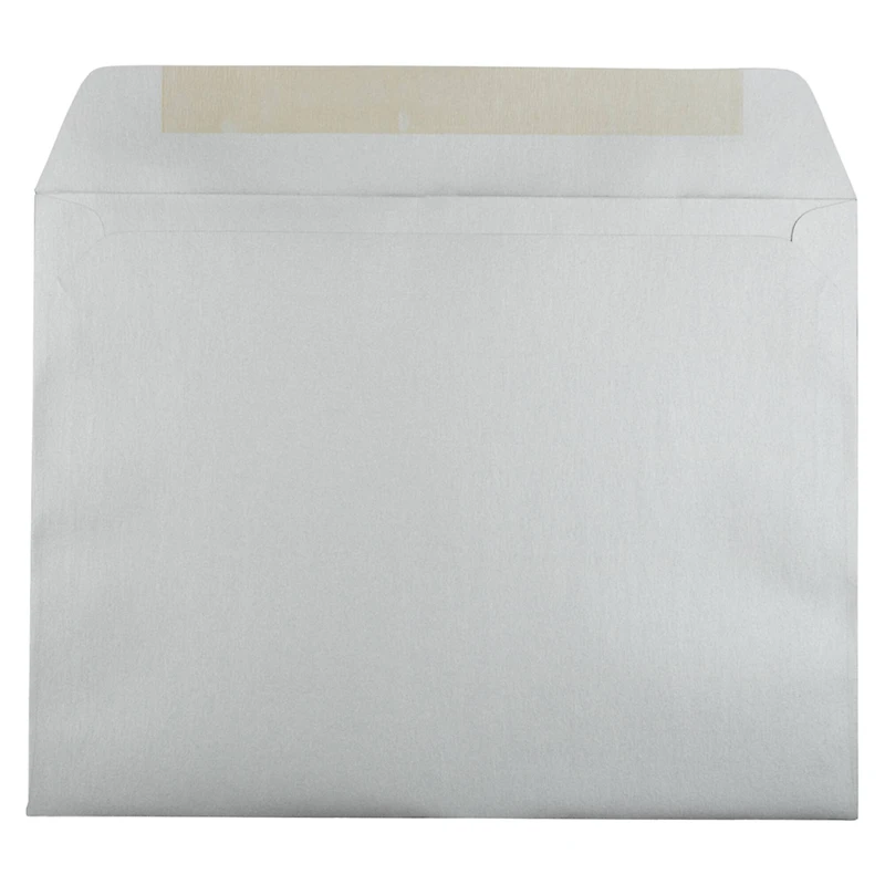 JAM Paper Silver Stardream 9" x 12" Open End Envelopes