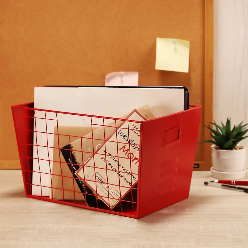 13" Red Wire Multifunctional Basket