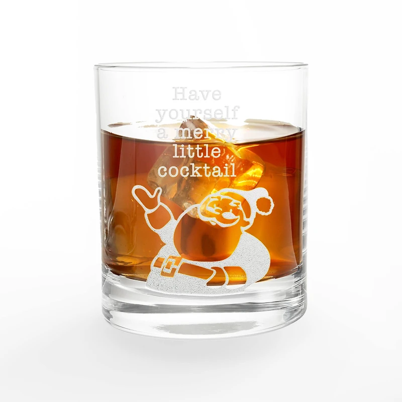 11oz. A Merry Little Cocktail Whiskey Glass