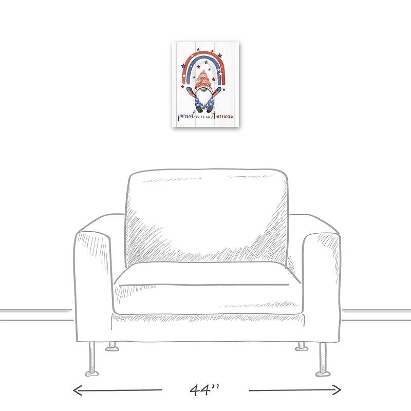 Proud to be an American Canvas Wall Art