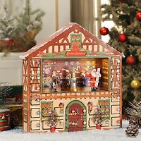 16" Animated & Musical Santa's Workshop Advent Calendar