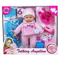 Lissi Dolls 11" Talking Baby Set