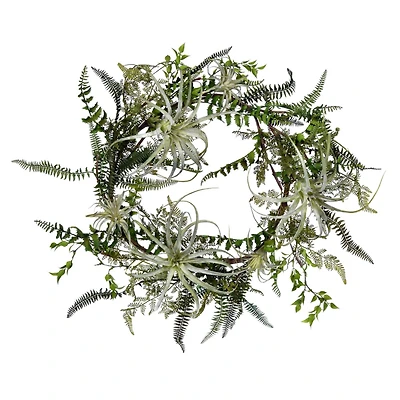 24" Green Fern Wreath