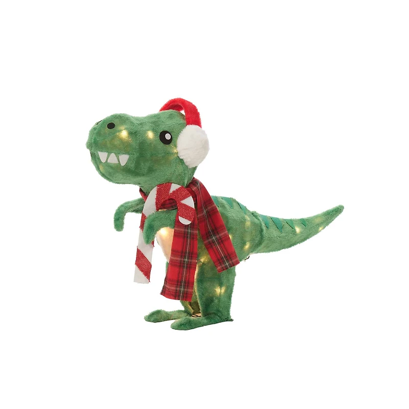 24" Plush T-Rex with Earmuffs Figurine