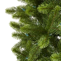 8ft. Pre-Lit Virginia Spruce Artificial Christmas Tree, Warm White LED Lights