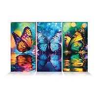 ArtSkills® Brilliant Art Enchanted Butterflies Stretched Canvas Diamond Painting Kit