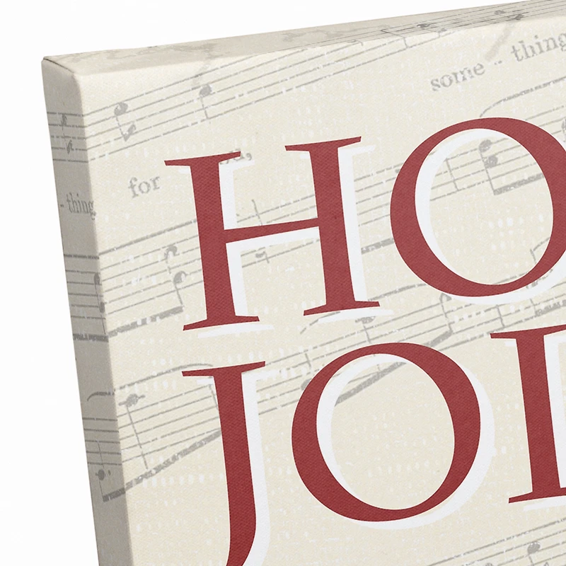 Holly Jolly Santa 20x20 Canvas Wall Art