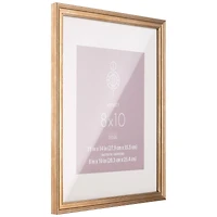 Aspect 8" x 10" Gold Narrow Frame with Mat by Studio Décor®