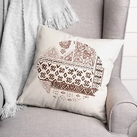 Circle Fall Pattern Throw Pillow