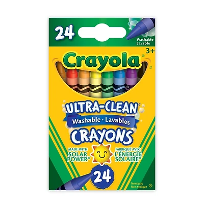 Crayola® Ulta-Clean™ Washable Crayons, 24ct.