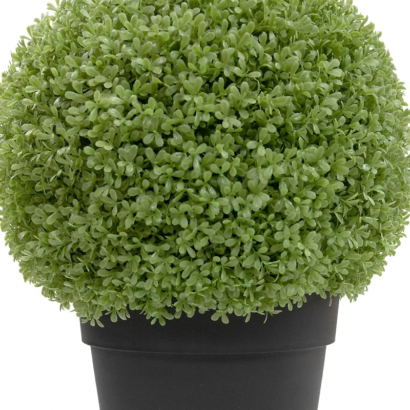 22" Unlit Artificial Boxwood Ball Topiary in Round Pot