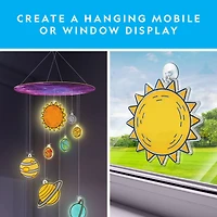 National Geographic™ The Solar System Glow-In-the-Dark Stained Glass Craft Kit