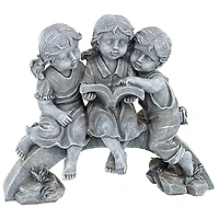 Design Toscano 14.5" Nature's Scholars Reading Children Garden Statue