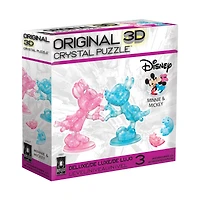 Original 3D Crystal Puzzle™ Disney Minnie & Mickey 68 Piece Puzzle
